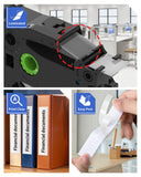 Oozmas TZe-241 18mm Label Tape Replacement for Brother Label Maker Tape 18mm 0.7 Inch Tz Laminated White TZe241 P-Touch Black on