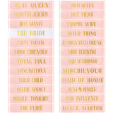 JellyArch 24 Pcs Bride Sash Bachelorette Party Bridesmaid Sashes Set Bridal Team Sash Bachelorette Party Sashes Bridal Shower De