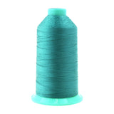 Mandala Crafts Size 138 420D T135 Bonded Nylon Thread - Turquoise 1250 YDs Tex 135 Heavy Duty Sewing Threads for Leather, Jeans,