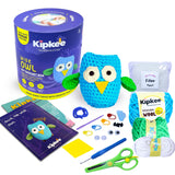 Kipkee Beginner Crochet Kit | All Inclusive Knitting Craft Kit With NonFray Yarn, Video Tutorial And Fun Accessories | Ollie Th