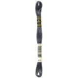 DMC 117413 Six Stranded Cotton Embroidery Floss, Dark Pewter Gray, 8.7Yard