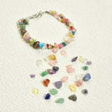 Multicolored Natural Chips Stone Beads 5-8mm Wholesale Mix Color Chip Gemstones Bulk Irregular Shaped Drilled Loose Gemstones Be