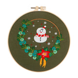Heavenglow Christmas Embroidery Cross Stitch Set For Adults Snowman|1 Set Of Embroidery Kit|Cross Stitch Kits|Crafts