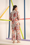 Leriya Fashion Women Ethnic Kurta Set | Rayon Co-Ord Set | Fancy Pajama Set | Pack Of 2 | Floral Printed Top & Pant Set | Full Pair Set | A-Line Kurta Set (Large, Multicolor) Lf-K-W1855&Tr912