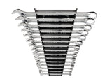 TEKTON Combination Wrench Set with Rack, 15Piece (1/41 in.) | WCB92106