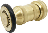 SpringSpray 1-1/2 NST/NH Fire Hose Nozzle Brass Fire Equipment Heavy Duty Industrial Jet Fog Spray Nozzle N05