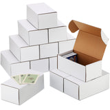 Yexiya 400 Count Trading Card Storage Box Cardboard Baseball Card Storage Box Collectible Cases for Sports Gaming Cardboard Game