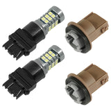Caltric 2x LED Tail Light Bulb and Socket Compatible with Polaris RZR 800 / S 800/4 800 2009 2010 2011 2012 2013 2014