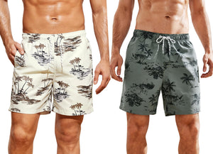 Toplot Regular Fit Printed Boxer Shorts For Men Pack Of 2 (Combo-5130-Beg-Chrl-S),BEG-CHRL,,B0CJ5BFSWR