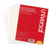 UNV21128 Universal TopLoad Poly Sheet Protectors