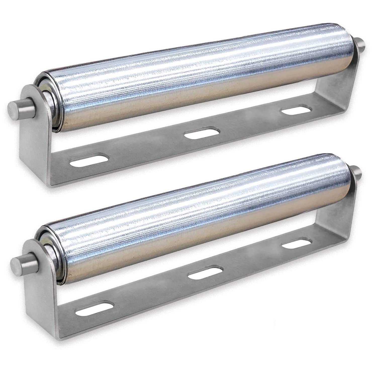 1.5 Diameter Roller and Bracket Set - 13.8 Long for Transporting Such as Foating Fishing Boats, Kayaks, Rafts and so on - Pa