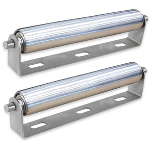 1.5 Diameter Roller and Bracket Set - 13.8 Long for Transporting Such as Foating Fishing Boats, Kayaks, Rafts and so on - Pa