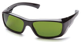 Pyramex Safety Shade 3.0 Safety Glasses, Scratch-Resistant, Black Frame, 3.0 ir Filter Lens (SB7960SF), 5.6 x 1.7 inch