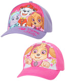 Nickelodeon Girls Paw Patrol 2 Pack Cotton Baseball Cap (Toddler/Little Girls), Size Age 24, Paw Patrol Pink/Purple