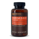Amazon Elements Omega 3-6-9 Complex of Fish, Flaxseed and Borage Oil - EPA & DHA Omega-3 fatty acids - 60 Softgels, 2 Month Supp