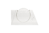 KohINoor Lettering Guide, Works with Pens and Pencils, Plastic, 1 Each (25285)