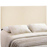 CasaFoyer Region Linen Fabric Upholstered King Headboard | Luxurious & Serene Upgrade for Your Bed