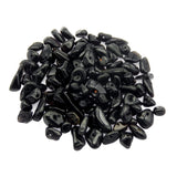 450PCS Obsidian Irregular Chip Stone Beads 5-8mm Gemstones Crystal Loose Bead for Jewelry Making Bracelet Necklace DIY Craft Fin