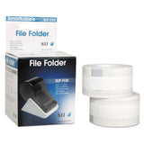Seiko SLPFLW SelfAdhesive File Folder Labels 9/16 x 37/16 White 260/Box