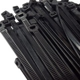 NiftyPlaza 14 Inch Cable Zip Ties 100 Pack 75 lbs TENSILE Strength Premium Grade, UV Weather Resistant, Premium Grade HEAV