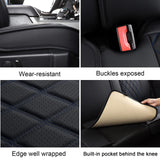MIROZO Seat Covers Full Set,Waterproof Faux Leather Seat Covers Automotive Seat Covers Car Seat Protector for SUV Pick-up Truck