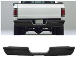 HECASA Rear Bumper Assembly Compatible with 1994-2002 Dodge Ram 1500 2500 3500 Fleetside/Styleside w/Step Pads Steel+Plastic Pow