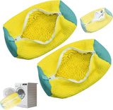 Mr.Jv Shoe Washing Machine Set Of 1, 360 Deep Clean Reusable Laundry Protector For Washer & Dryer, Sneaker Cleaner, Yellow