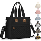 Insulated Lunch Box for Women & Men - Large Thermal Lunch Bag Women with Removable Shoulder Strap, Reusable Lunch Cooler Tote Ba