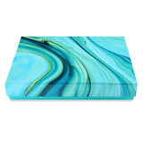 GROWNEX Set of 25 Lid Chocolate & Sweets Boxes 12 Pcs Cavity Marble Blue Paperboard Packaging Elegant Sweets Box for Gifting Ide