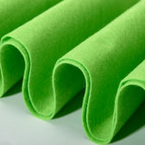 Soft Felt Fabric Sheets 1.6mm Thick Sewing Patwork Material Large Craft Felt Roll Fabric by The Yard (Light Green, 18X 36 Inches