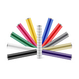Deco65 12 Inch x 5 Foot 10yr Permanent 10 Rolls Craft Vinyl Bundle Including 12 Inch x 24 Inch Transfer Paper Roll for Cricut, S