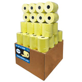 (32 Rolls) 3 1/8 x 230 Yellow Thermal Paper Receipt Rolls (55GSM Paper Thickness) fits all Clover POS Cash Register Printers fro