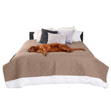 Furhaven Waterproof & Non-Slip King Size Mattress Cover Protector for Dogs & Cats, Washable, For Beds, Couches, & Car Seats - Qu