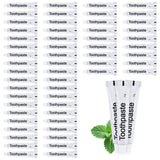Travel Toothpaste Bulk, 10g/0.35oz White Disposable Toothpaste Suitable for Hotels, Camping, Guests, Homeless People, and Charit