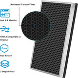 ANGELOYANG 2 Pack 112 Replacement Filter compatible with 112 Replacement Filter Air Purifier V2.0, 3-IN-1 Filter Made of Pre-Fil