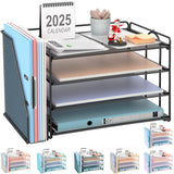 gianotter 4-Tier Paper Organizer With Magazine Holder, Desk Organizers and Accessories, Desk Accessories & Workspace Organizers,