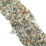 110pcs 3mm Natural India Agate Stone Loose Round Beads Gemstone Smooth Samll Spacer Beads for jewerly Making Bracelet Necklace