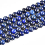 8mm Genuine Blue Lapis Lazuli Beads Round Gemstone Loose Beads for Jewelry Making (45-48pcs/strand)