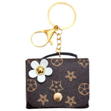 Tera13 Mini Coin Purse Keychain For Women & Girls (1 Pcs) Cute Printed Coin Wallet With Snap Button Closure Best Gift For Girl