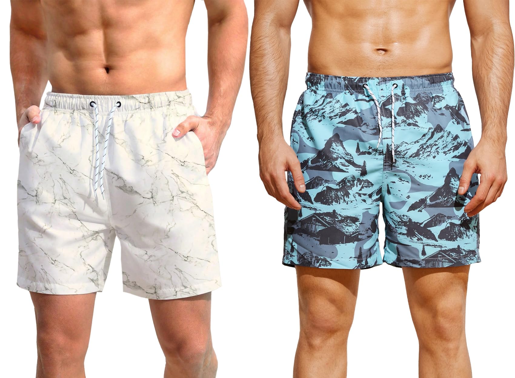 Toplot Regular Fit Printed Boxer Shorts For Men Pack Of 2 (Combo-5131-Mou-Wht-M),MOU-WHT,,B0CJ5CLX4R