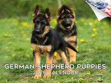 2025 2026 German Shepherd Pups Calendar - Dog Breed Monthly Wall Calendar - 12 x 18 Open - Thick No-Bleed Paper - Giftable - Aca