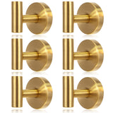 Shimeyao 6 Pack Suction Cup Hooks for Shower Stainless Steel No Drill Shower Hooks Removable Metal Towel Hanging for Wall Kitche
