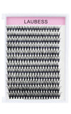 Eyelash Clusters LAUBESS Lash Clusters Individual Lashes Cluster Eyelash Extensions DIY at Home Waterproof Cluster Lashes (20D-0