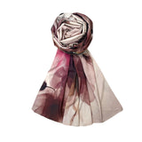 Fahabo Iconic Collection Digital Print Swiss Butter Cotton Scarf Stole For Women (Mute Beige Dp)
