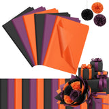Qilery 500 Sheets Halloween Color Orange Black Tissue Paper Bulk for Gift Bags 15 x 20 Inch Acid Free Packaging Wrapping Decoupa