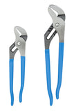 Channellock 2 Piece Tongue and Groove Pliers Set, Blue, 2 Piece Set, 9.5, 12