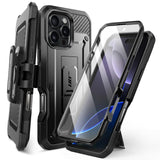 SUPCASE for iPhone 16 Pro Case with Screen Protector (Unicorn Beetle Pro), [Built-in Stand & Belt-Clip] [Military-Grade Protecti