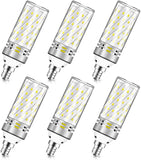 inShareplus E12 LED Bulbs, 16W Candelabra Light Bulbs, Daylight 6000K, 120W Equivalent 1500LM, CRI80+, E12 Base LED Chandelier B