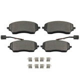 SCITOO D2467 Rear Metal Brake Pads Sets w/Hardware Replacement For Ram For ProMaster 1500 2022-2024,For Ram For ProMaster 2500 2