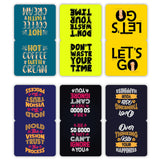 woopme Set of 6 Dont Waste Your Time Magnetic Bookmark for Book Lovers Readers Students Gift Magnetic Page Clips Folding